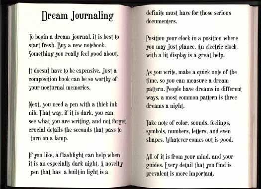 How to Keep a Dream Journal