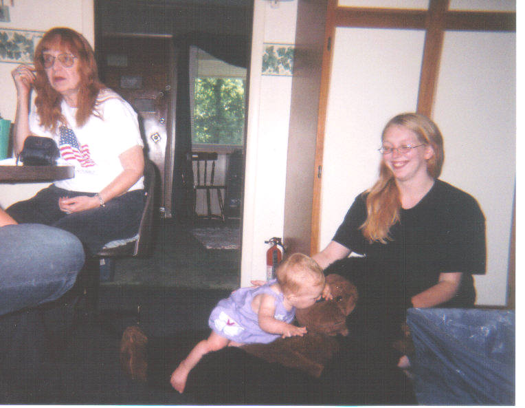 Aunt June, Mandie, Destiney