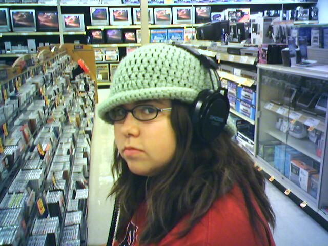 And now for the mysterious pose.... put back the CD...now!