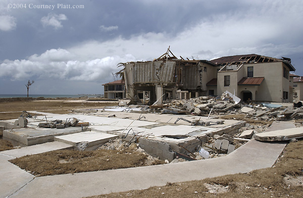 Cayman Islands after Hurricane Ivan