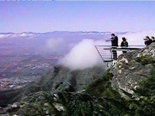 on the edge
