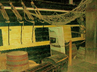 Reconstructed sailing ship