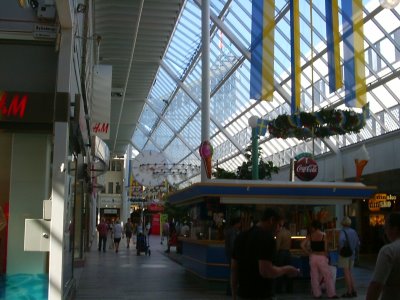 Inside the centre