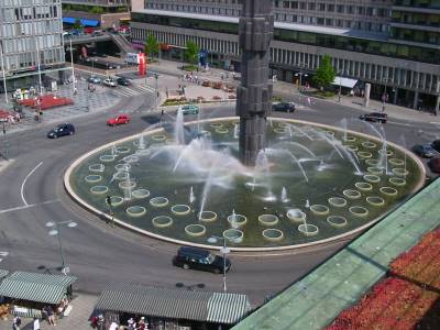 Sergels Torg traffic super-circle