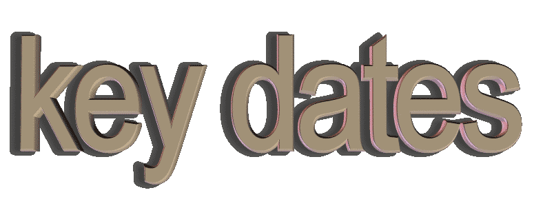 Key Dates
