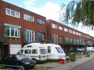 Canalside housing - caravans and campers
