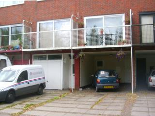 Canalside housing - modifications by owners