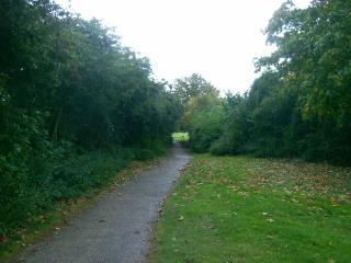 Link between executive housing and village green