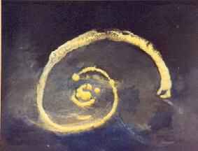 Seascape-Mixed media on cardboard/1992