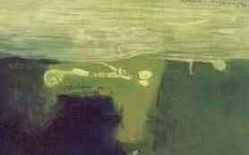 Seascape-Mixed media on cardboard/1992-3