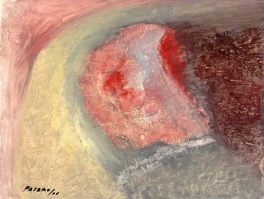 Oil on peper/2001