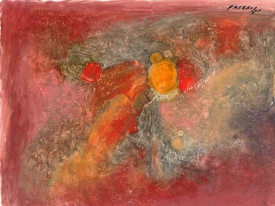 Oil on paper/2001