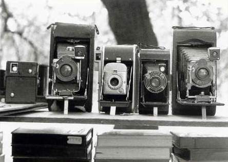 Old cameras, street market