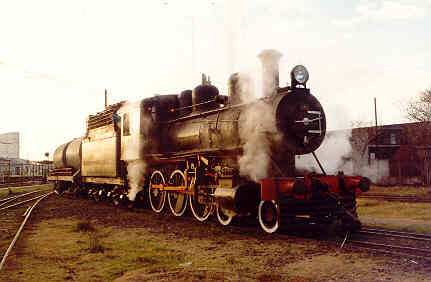 Yatay old locomotive, C.F. Lynch station