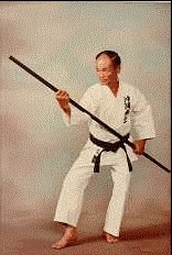 Master Seikichi Odo with Bo