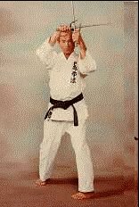 Master Seikichi Odo with Sai