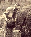 Okinawan peasant farmer