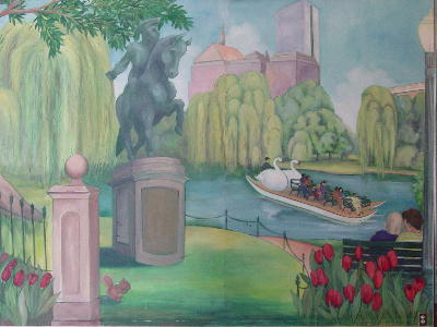 A nice watercolor of Boston