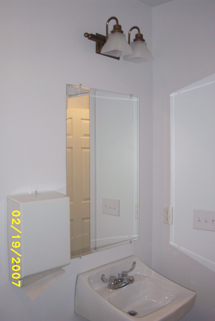 3016-A - Ladies' Room Sink and Mirror
