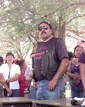TOM POOR BEAR, Oglala Lakota,  Camp Justice Founder