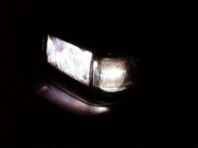 PIAA Super Plasma headlight with PIAA Super Plasma park lights