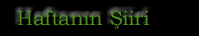 Haftan�n �yk�s�