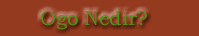 Ogo Nedir?