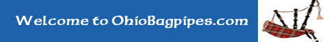 OhioBagpipes.com welcome banner