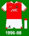 Click here for images of Arsenal's Kit between 1886 and 2007