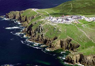 Aerial view of Land's End