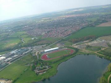 Aerial view of Ashford, Kent