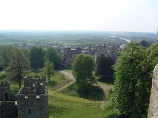 Arundel Castle and River Arun, West Sussex