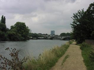 Facing East towards Kew Bridge, KEW