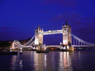 Tower Bridge at night, EC1, LONDON