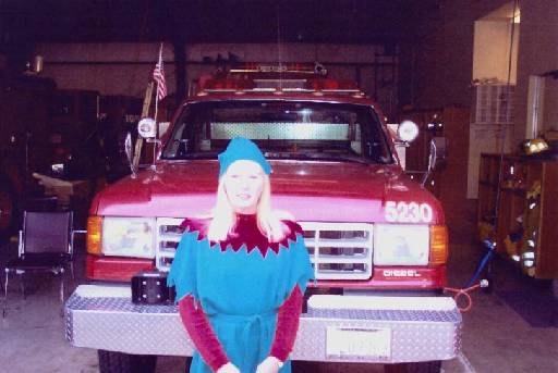 Linda Miller -- Santa's elf
