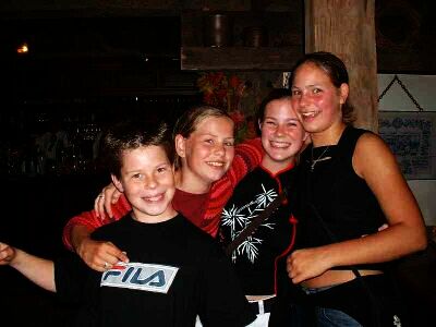 Laura, Max, Renee and Minka at a wedding