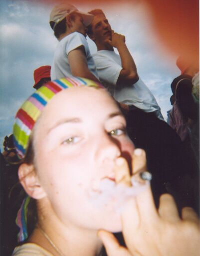 Margot Smoking Up!