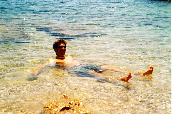 Pan's floating in the Spetses sea