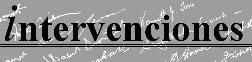 Revista Intervenciones