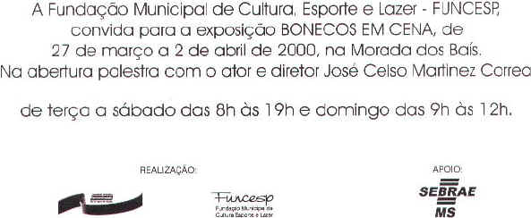Convite para a exposi��o (verso)