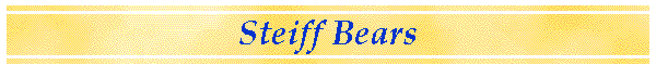 Steiff Bears