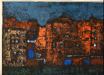 Yumi's wood block print