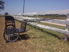 30"x24" 20"wheels 48"shaft
