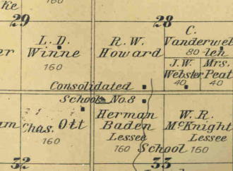 1913 plat Con 8 corner