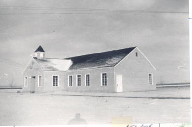 church in snow blanket