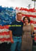 Jay and Denise in front of the homecoming float