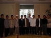 Para Bapak berkumpul bersama dengan Ustadz selesai sholat Ied, 2003