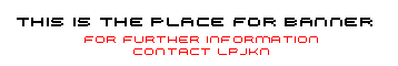 Banner Ad, Further info Contact LPJKN