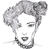 a latina waitress