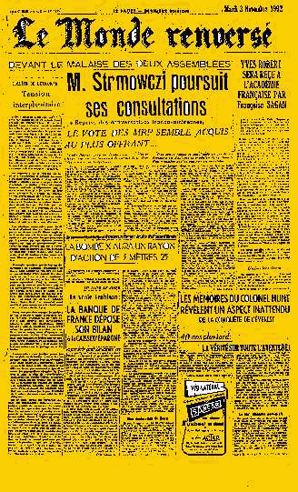 M�dias alternatifs - Alternative medias (Collage, Boris Vian)